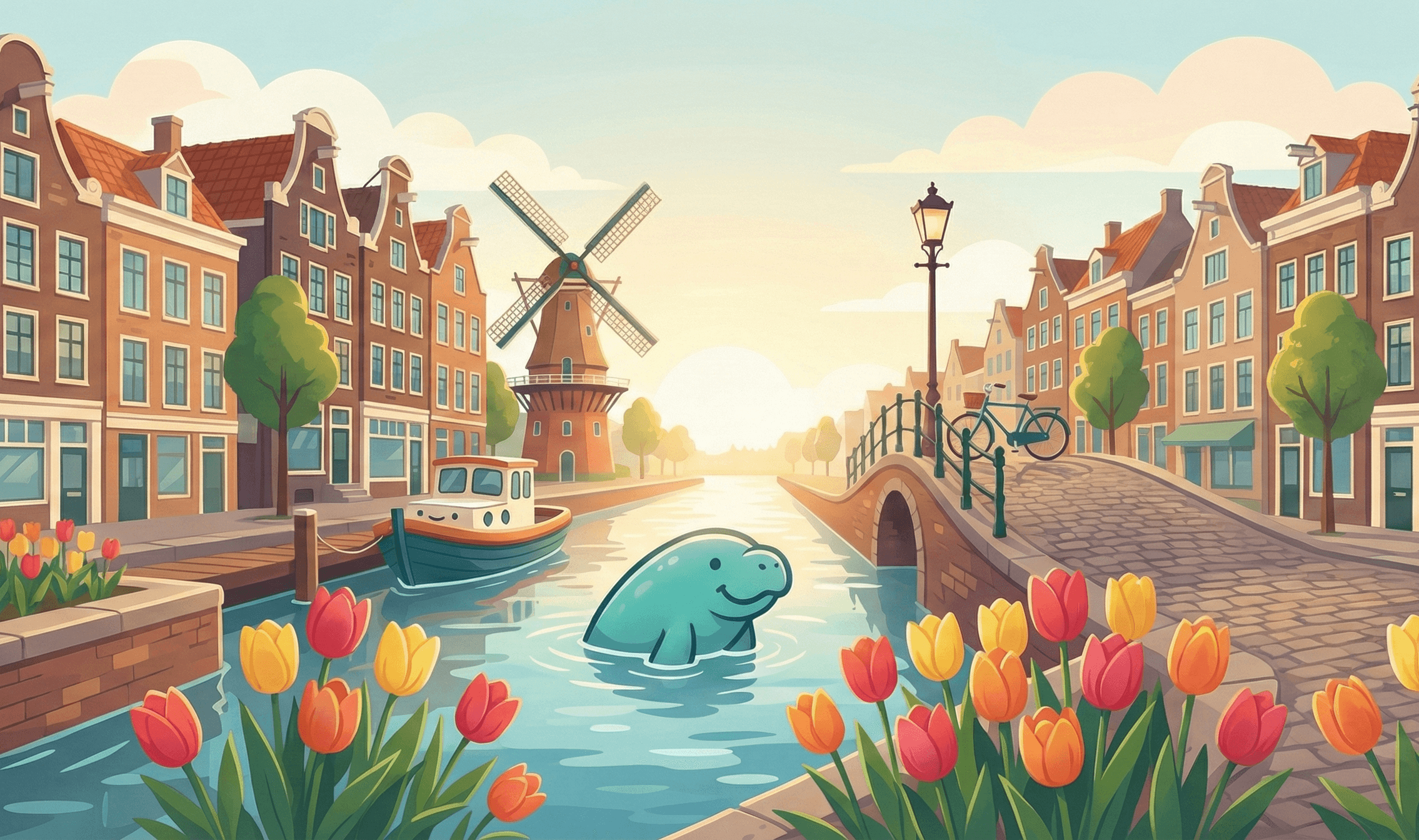 SettleMate Hero - Manatee in Dutch Canal